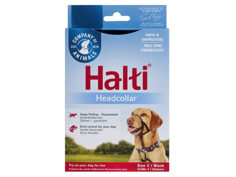 HALTI HEAD COLLAR BLACK SIZE 3