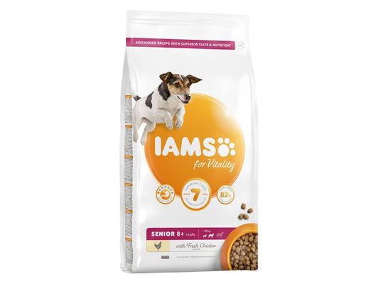 IAMS Dog Senior Small & Medium Chicken 12kg