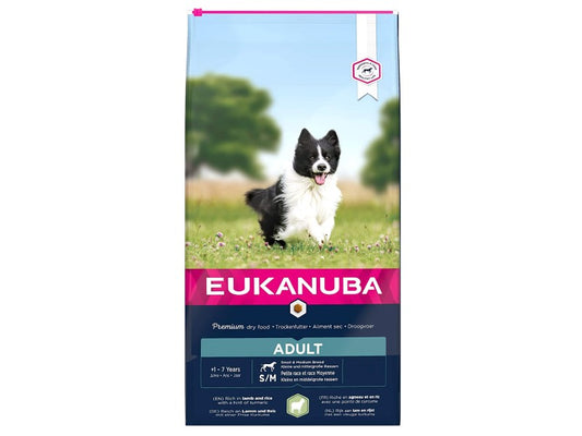 Eukanuba Adult Small & Medium Breed Lamb & Rice 2.5kg