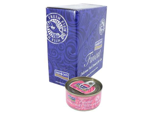 F4C Tuna & Salmon 70G Cat Food Tin
