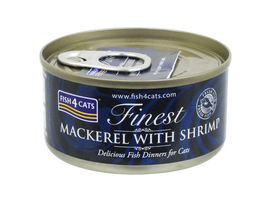 F4C Macheral & Shrimp 70G Cat Food Tin