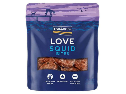 Fish4Dogs Love Squid Bites 80g