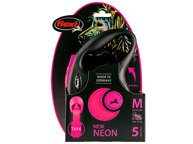 FLEXI NEON TAPE PINK MED 5M