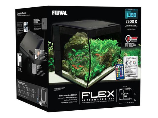 FLUVAL FLEX 34L AQUARIUM KIT 35X33X33CM