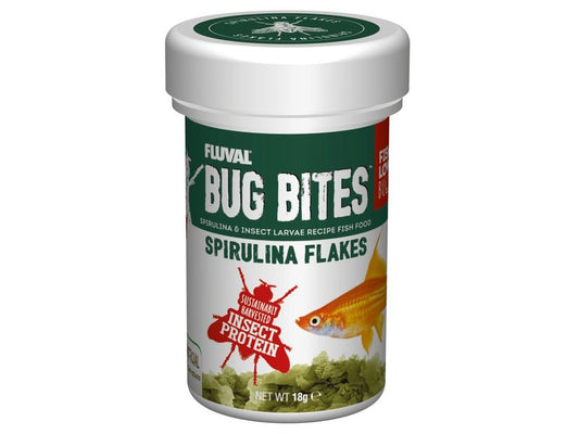 Fluval Bug Bites Spirulina Flakes 18g