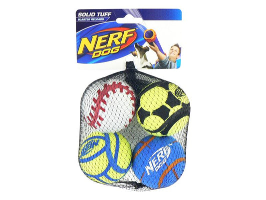 Nerf Megastrength Sport Ball Medium 4pk