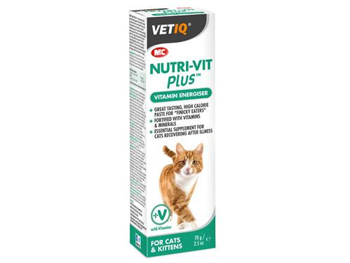 M&C VETIQ NUTRI-VIT PLUS CAT 70G