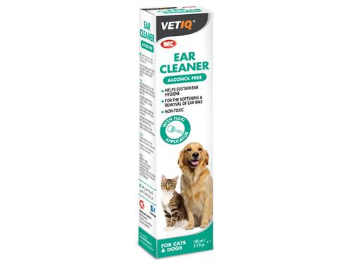 M&C VETIQ EAR CLEANER 100ML DOG & CAT