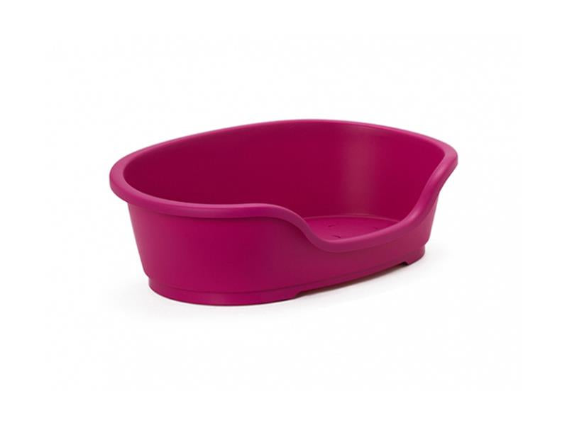 PLASTIC DOMUS BED 40CM HOT PINK (H240)