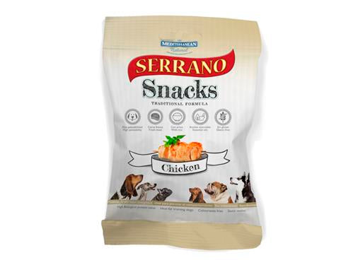 SERRANO SNACK CHICKEN 100G DISPLAY 25PC