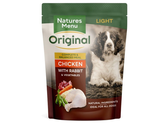 Natures Menu Adult Light Dog Pouch Chicken 300g