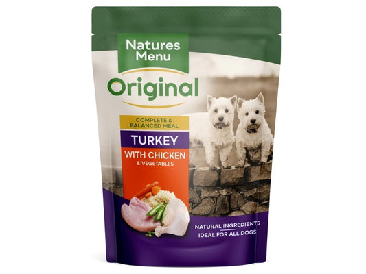 Natures Menu Adult Dog Pouch Chicken & Turkey 300g