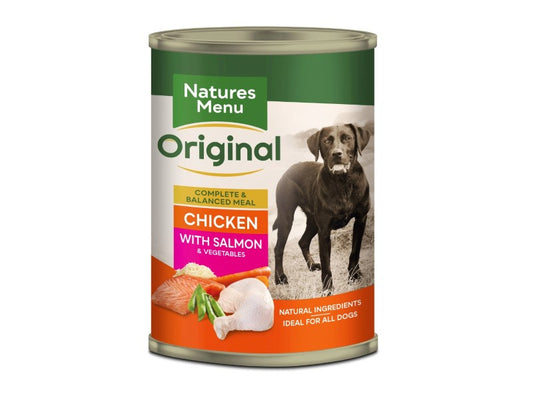 Natures Menu Dog Can Chicken & Salmon 400g