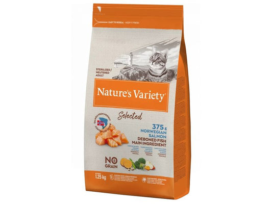 NATURES Variety Adult Cat Salmon 1.25KG