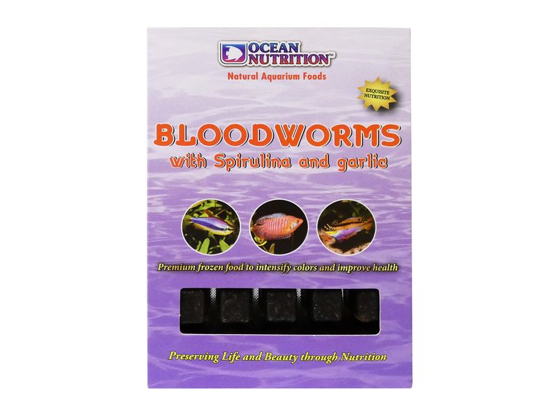 O NUT FROZEN BLOODWORM SPIRUL+GARLIC100G