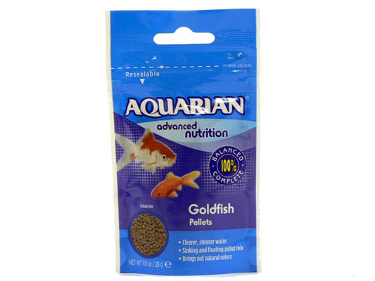 AQUARIAN GOLDFISH PELLETS 28G
