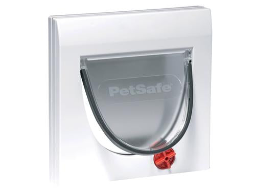 Staywell 4Way Cat Flap White No Tunnel