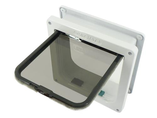 4 WAY LOCKING C/FLAP WHITE WITH LINER