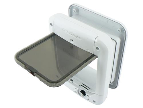 Microchip Cat Flap White