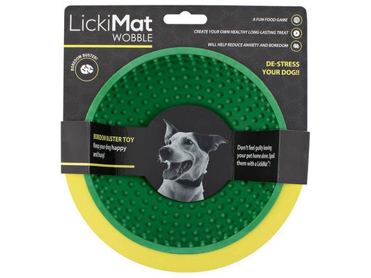 LICKIMAT WOBBLE GREEN TREAT BOWL 16CM