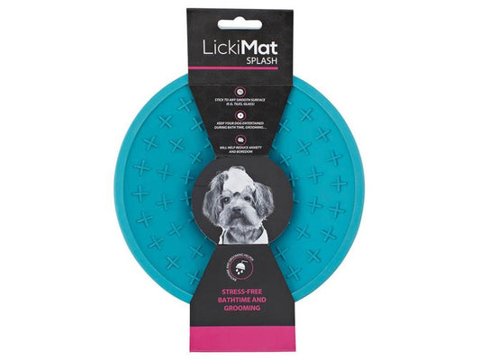 LICKIMAT SPLASH TURQUOISE TREATER 19CM
