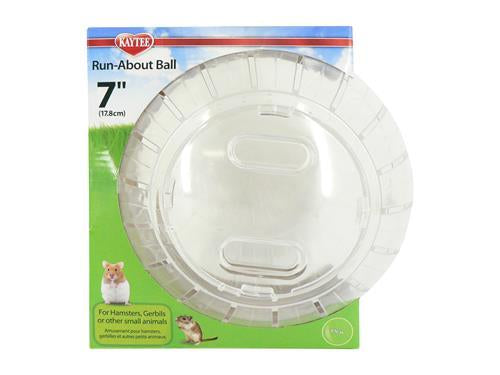 RUN-ABOUT HAMSTER BALL 7" CLEAR