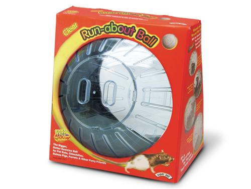 GIANT RUNABOUT BALL 11.5" CLEAR