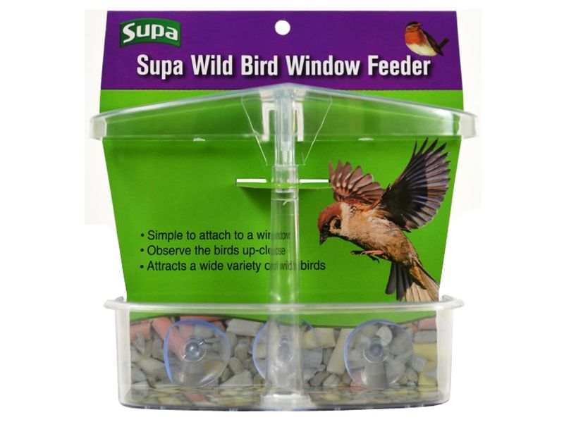 SUPA WILD BIRD WINDOW FEEDER