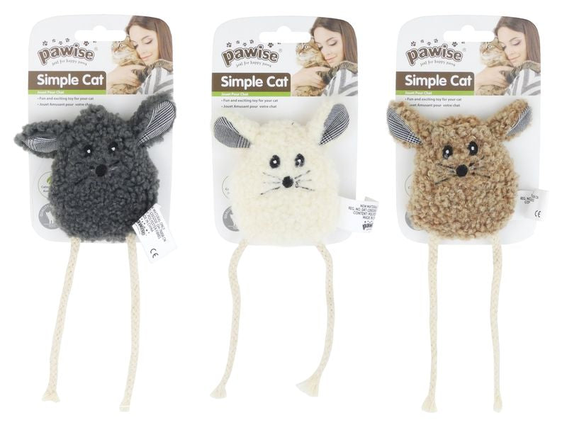 Pawise Simple Cat Sheep Cat Toy 18.5cm