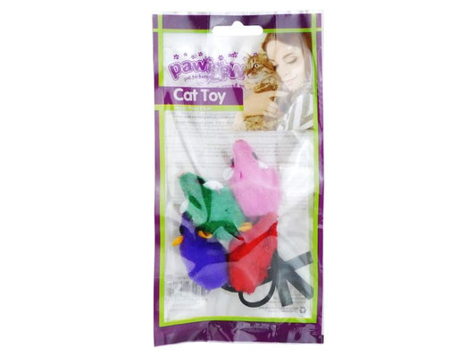 Pawise Mice Cat Toy 4pk