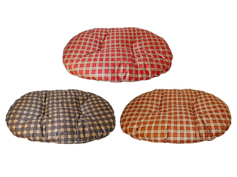 QUANTUM TARTAN FIBRE CUSHION ASSTD 32"