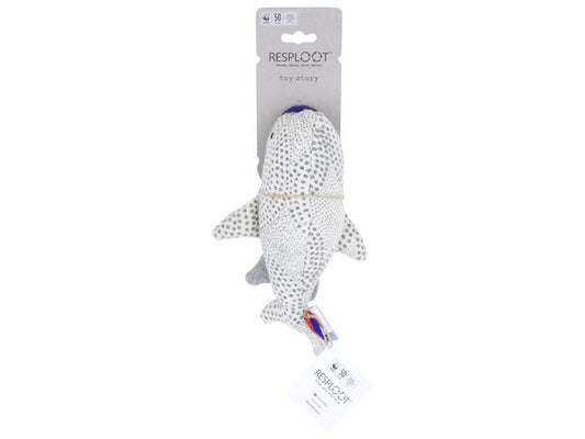 WHALE SHARK DOG TOY 27X18CM NO SQUEAK