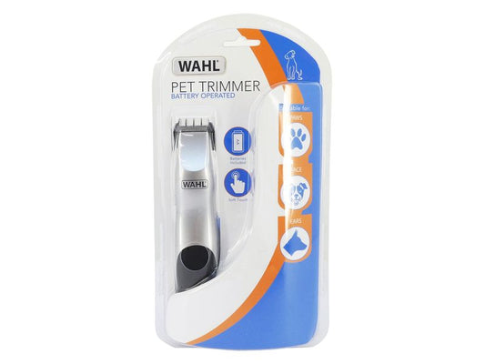 WAHL BATTERY PET TRIMMER SILVER